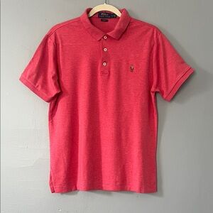 Polo by Ralph Lauren Men's Heather Coral Polo Shirt